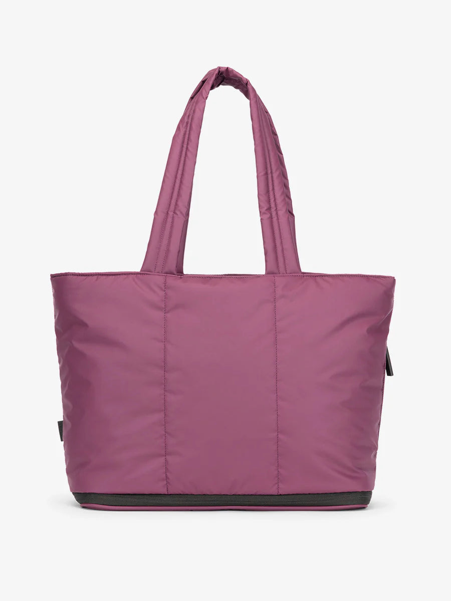 Luka Expandable Laptop Tote in Plum