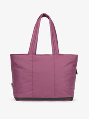 Luka Expandable Laptop Tote in Plum