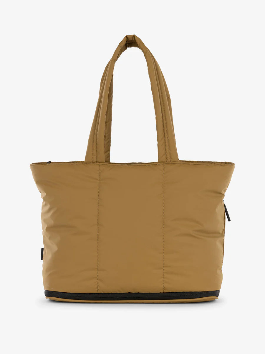 Luka Expandable Laptop Tote in Khaki