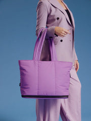 Luka Expandable Laptop Tote in Lilac