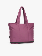 Luka Expandable Laptop Tote in Plum