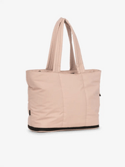 Luka Expandable Laptop Tote in Rose Quartz