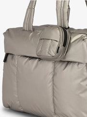 Luka Backpack Zip Bag Charm in Gunmetal