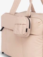 Luka Backpack Zip Bag Charm in Rose Quartz