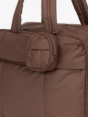 Luka Backpack Zip Bag Charm in Walnut