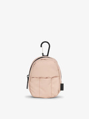 Luka Backpack Zip Bag Charm in Rose Quartz