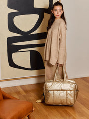 Luka Large Duffel in Gold