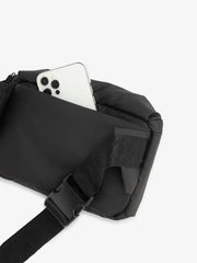 Luka Mini Belt Bag in Matte Black