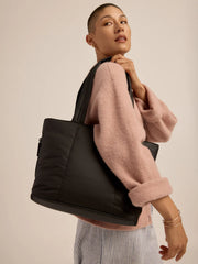 Luka Mini Tote in Matte Black