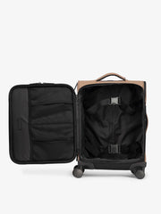 Luka Soft-Sided Carry-On Luggage in Chocolate