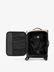 Luka Soft-Sided Carry-On Luggage in Rose Quartz