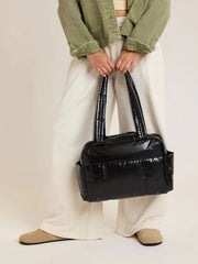 Luka Mini Duffel in Glazed Black
