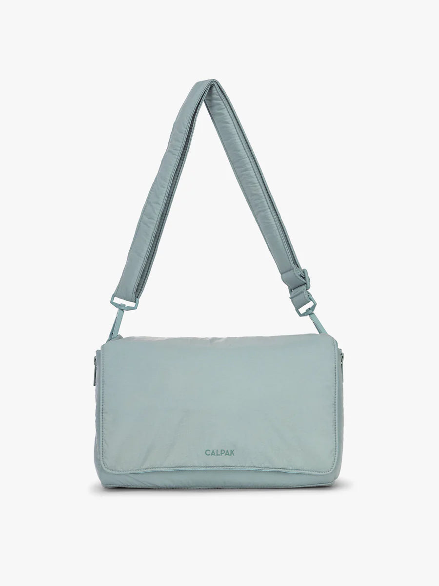 Convertible Stroller Caddy Crossbody in Bluebell