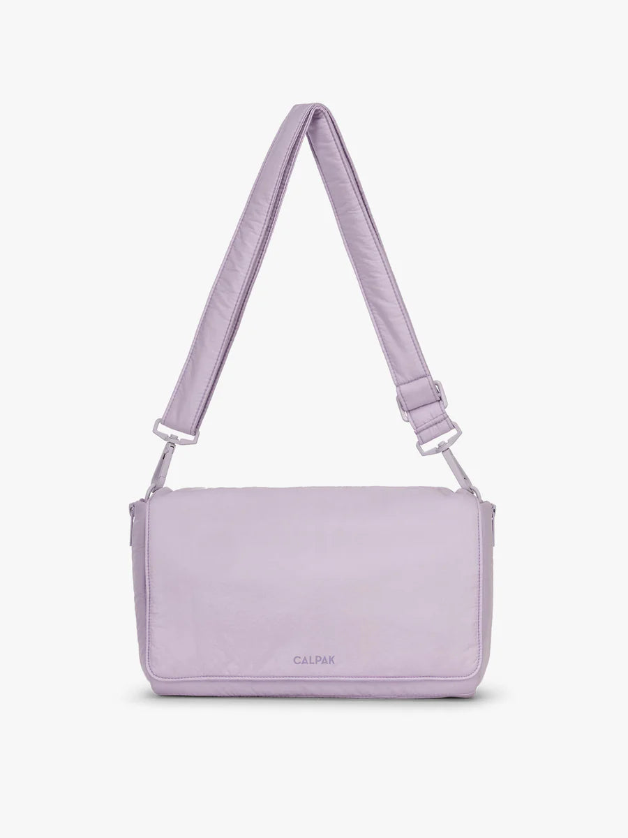 Convertible Stroller Caddy Crossbody in Orchid