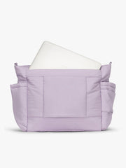 Diaper Tote Bag with Laptop Sleeve in Orchid