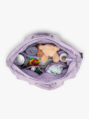 Diaper Tote Bag with Laptop Sleeve in Orchid