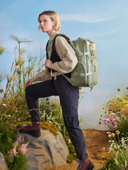 Terra 26L Laptop Duffel Backpack in Juniper