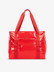 Terra 35L Water Resistant Zip Tote Bag in Red