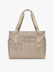 Terra 35L Water Resistant Zip Tote Bag in Stone