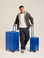Ambeur 2-Piece Luggage Set in Cobalt