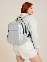Luka 15 inch Laptop Backpack in Silver