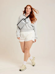 Luka Belt Bag in Silver