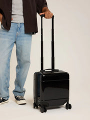 Hue Mini Carry-On Luggage in Glazed Black