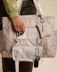 Terra 35L Water Resistant Zip Tote Bag in Stone