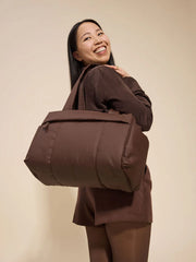 Luka Mini Duffel in Walnut