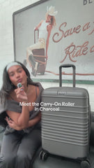 The Carry-On Roller in Charcoal