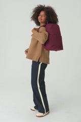 The Classic Backpack in Burgundy