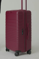 The Medium Check-In Roller in Burgundy