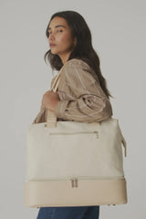 The Mini Weekender in Beige